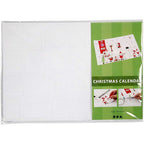 Julekalender lav selv 42x30 cm
