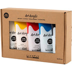 Art akrylmaling sæt 5x75 ml grundfarver