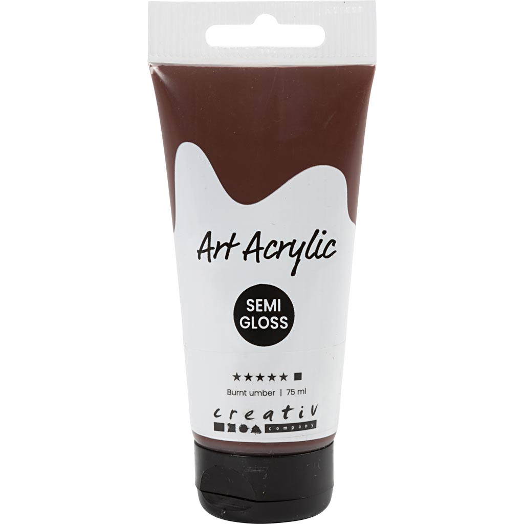 Art akrylmaling 75 ml – Burnt umber