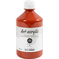 Art akrylmaling 500 ml – Burnt sienna