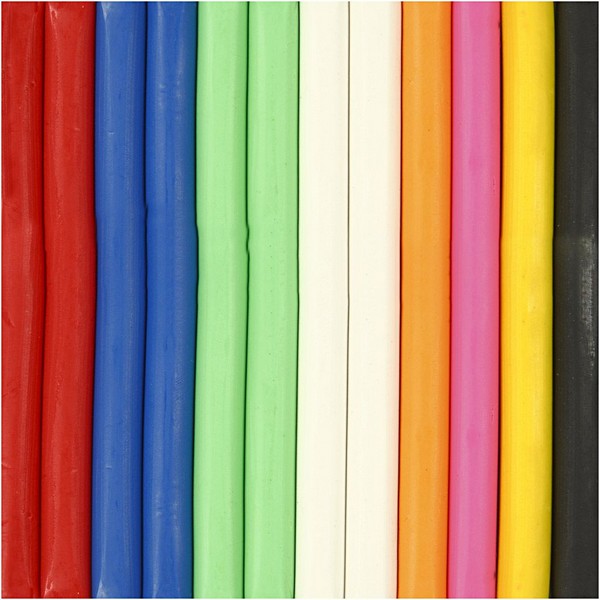 Modellervoks 8x500 gram ass farver