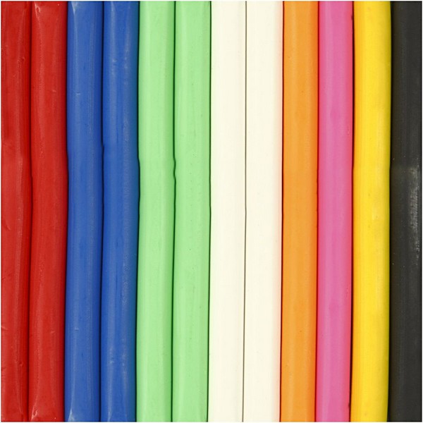 Modellervoks 24x500 gram ass farver