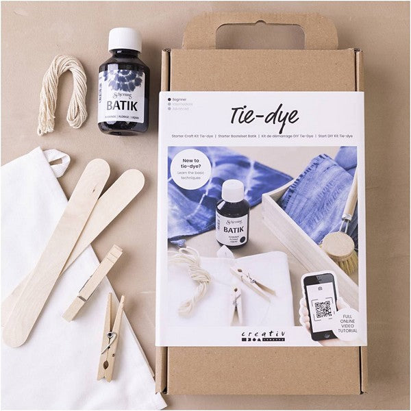Start DIY Kit tie-dye blå