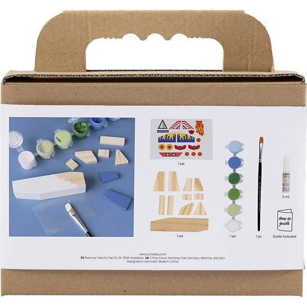 DIY mini kit med flyvemaskine