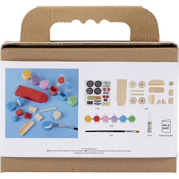 DIY mini kit med racerbil