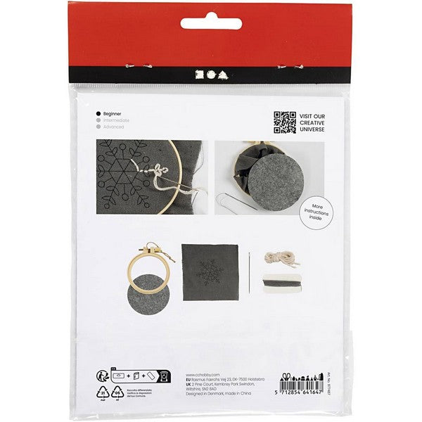 DIY mini kit broderi snefnug