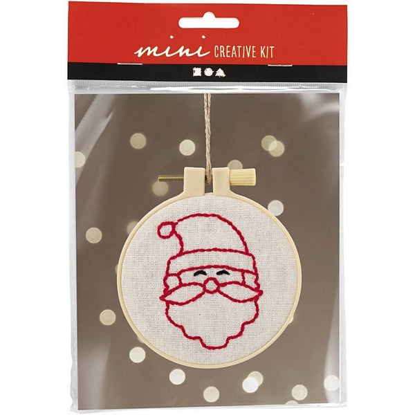 DIY mini kit broderi julemand