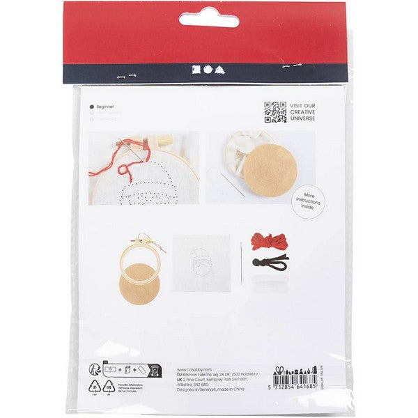 DIY mini kit broderi julemand
