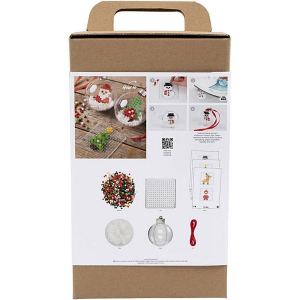 DIY Kit julekugler med rørperler