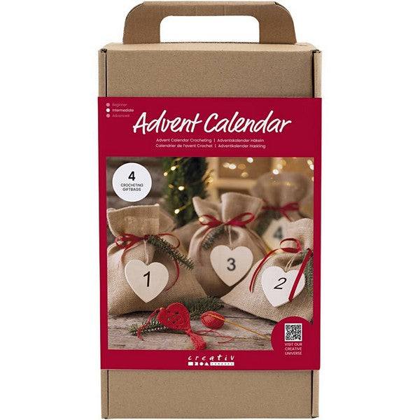 Adventskalender hækling