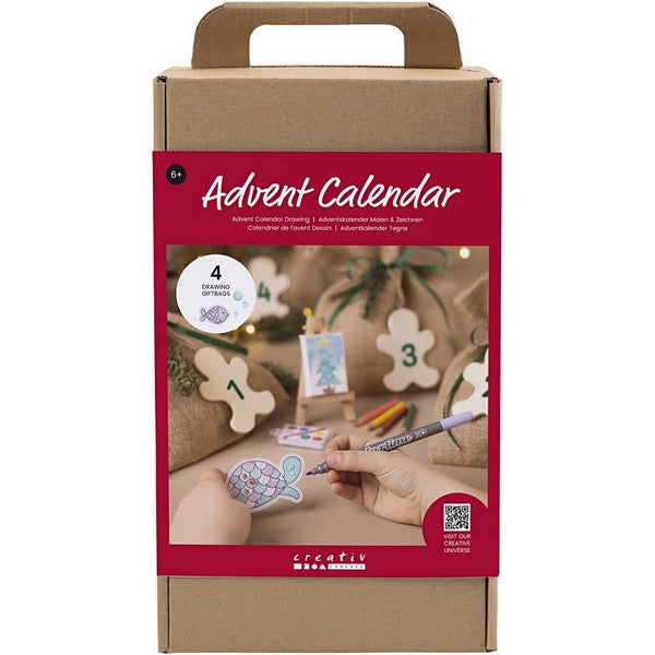 Adventskalender tegning