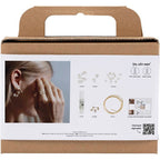 Mini DIY Kit smykker øreringe med wire forgyldt