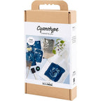 DIY Kit cyanotypi tekstil blå