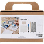 Mini DIY Kit dekoration porcelæns coasters blå