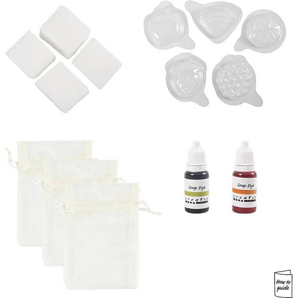 Mini DIY kit sæbefremstilling frugt grøn/orange