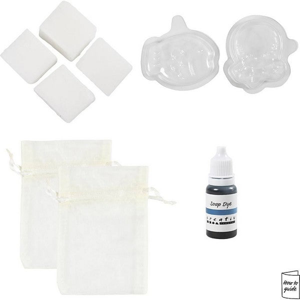 Mini DIY kit sæbefremstilling havdyr blå