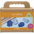 Mini DIY kit sæbefremstilling havdyr blå