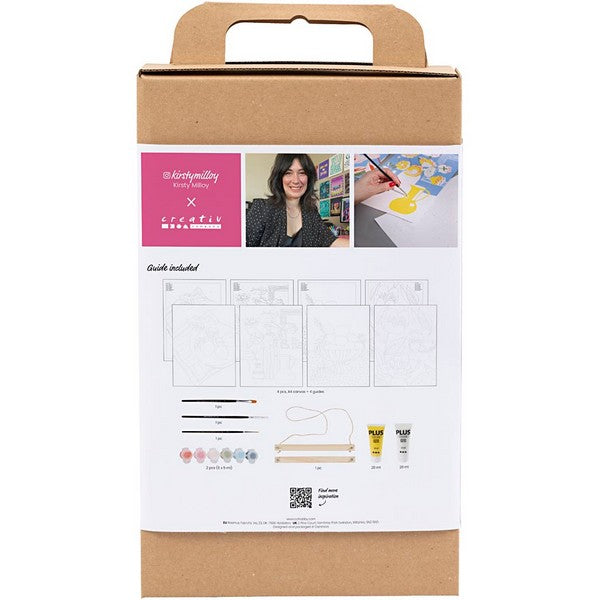 DIY Kit farvelægning mal efter tal akrylmaling