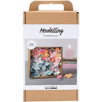 DIY Kit modellering blomster pastelfarver
