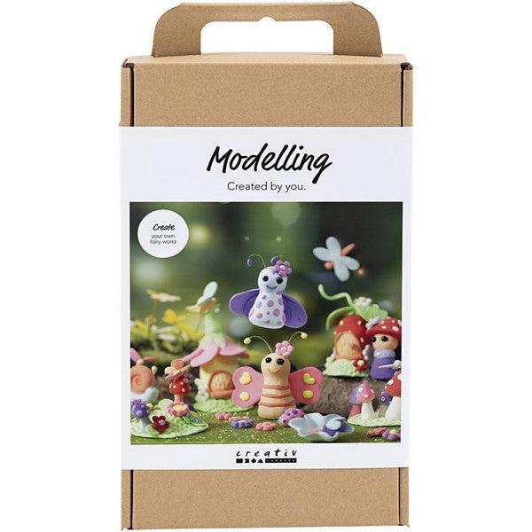 DIY Kit Modellering fe i pastelfarver