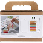 Mini DIY Kit broderi malerier med broderi ass farver