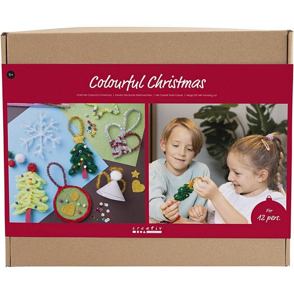 DIY Kit farverig jul pakke
