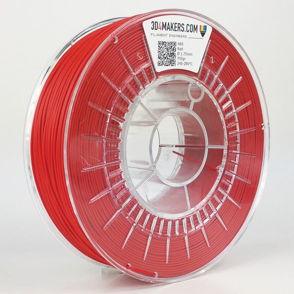 ABS Filament Rød (Ral 3020) 1,75 mm 2300 gram
