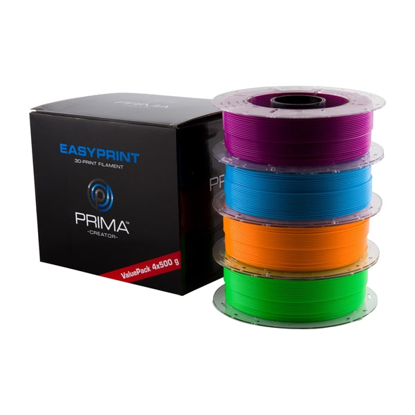 EasyPrint PLA-filament neon 1,75 mm 4x500 gram ruller