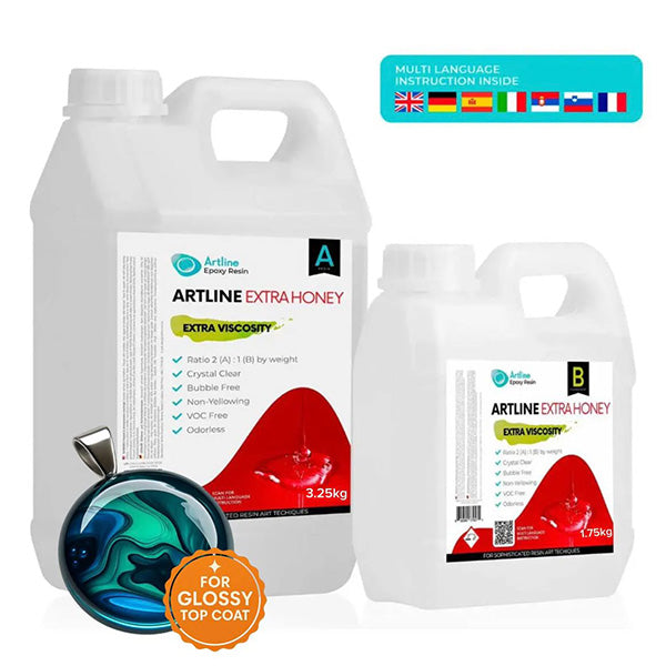 Artline Extra Honey Epoxy Resin - 5 kg