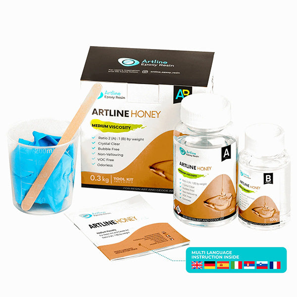 Artline Honey Epoxy Resin - 300 gram