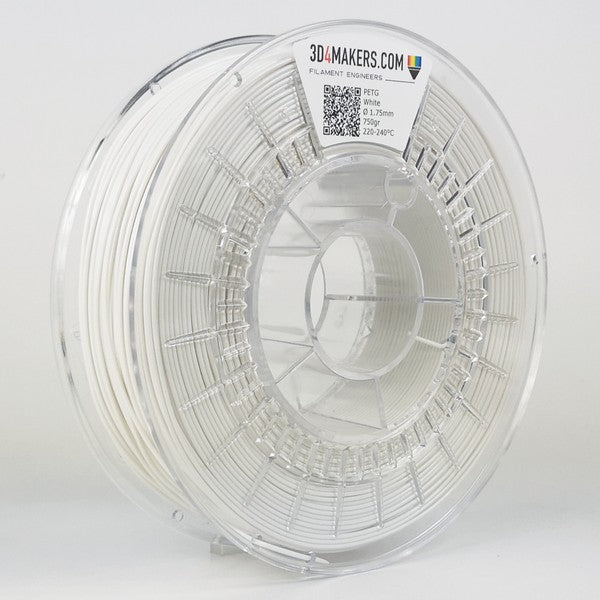 PETG Filament Hvid (Ral 9003) 2,85 mm 750 gram