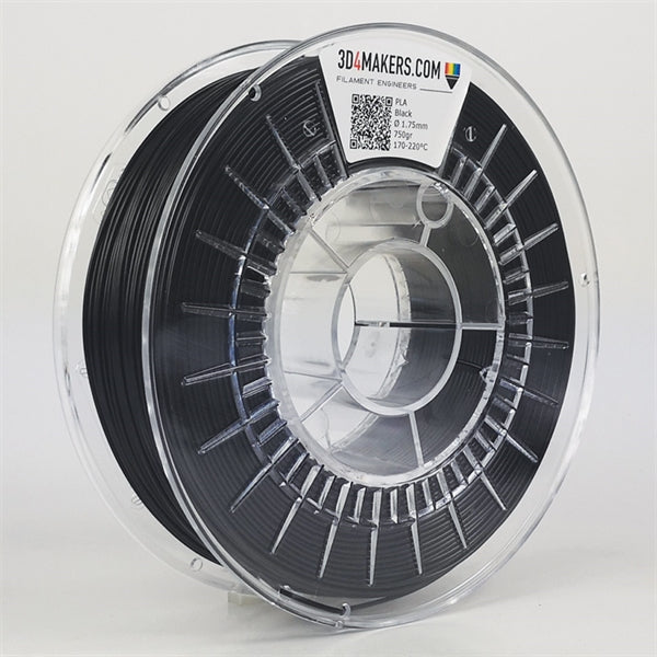 PLA Filament Sort (Ral 9011) 2,85 mm 750 gram