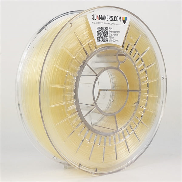 PLA Filament Transparent/klar 2,85 mm 750 gram