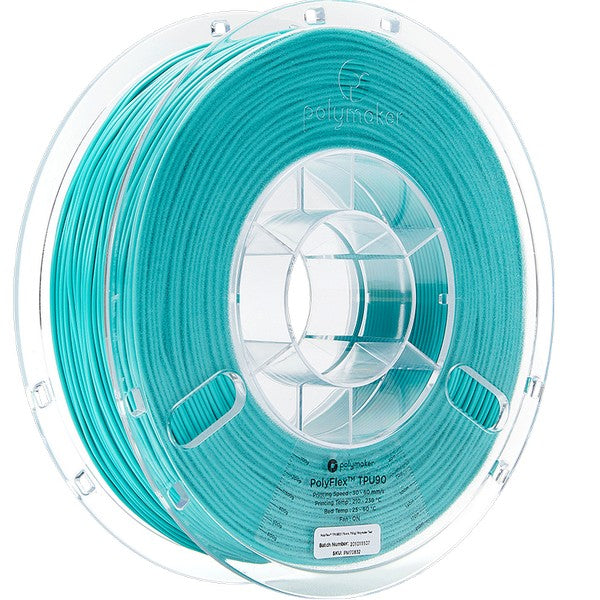 Polymaker PolyFlex TPU-90A Blå-Grøn 1,75 mm 750 gram