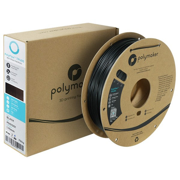 Polymaker PolyFlex TPU-95A Sort 1,75 mm 750 gram