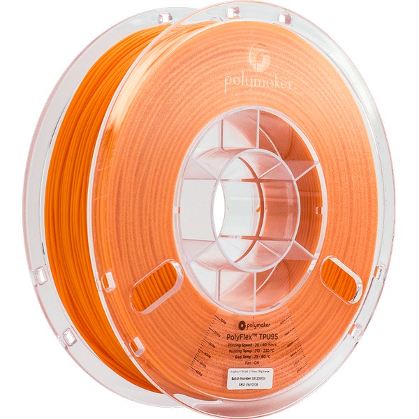 Polymaker PolyFlex TPU-95A Orange 1,75 mm 750 gram