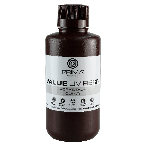 PrimaCreator Value resin vandvaskbar krystal klar 500 ml