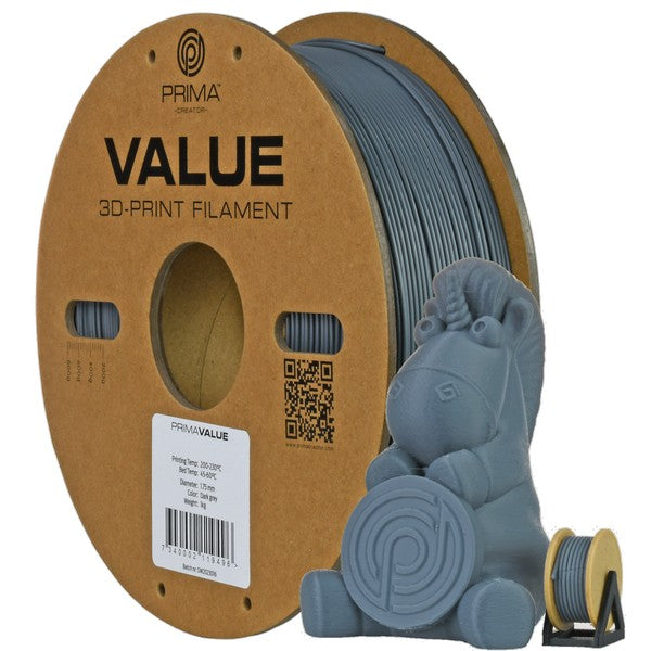 PrimaValue ABS filament Grå 1,75 mm 1 kg