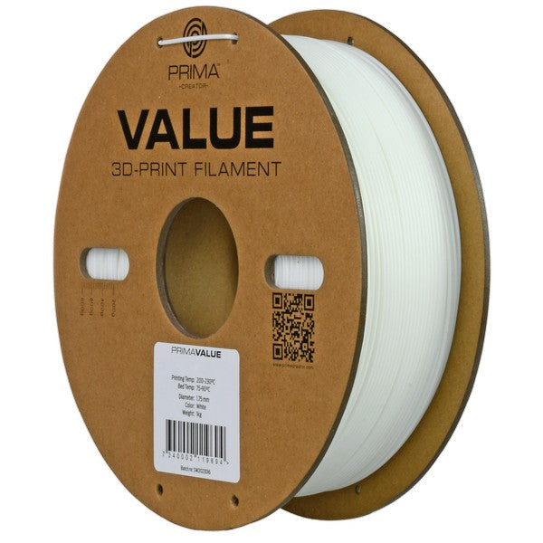 PrimaValue ABS filament Hvid 1,75 mm 1 kg