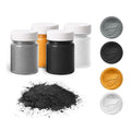 Artline Farvepigment pulver metallisk 4x20 gram guld>s?lv>sort og hvid
