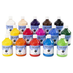 Akrylmaling mat 15x500 ml 