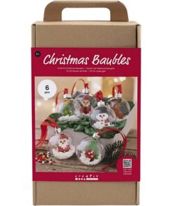 DIY Kit julekugler med rørperler