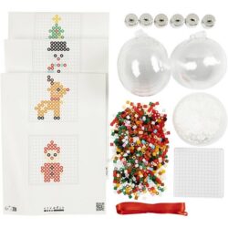 DIY Kit julekugler med rørperler