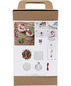 DIY Kit julekugler med rørperler