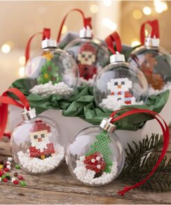 DIY Kit julekugler med rørperler