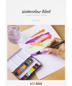 Akvarelblok A4 - 180 gram 20 ark