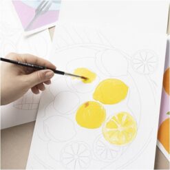 Akvarelblok med motiver A4 - 300 gram 20 ark