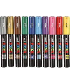 Posca tusch pakke PC-1M extra-fine 12 ass farver