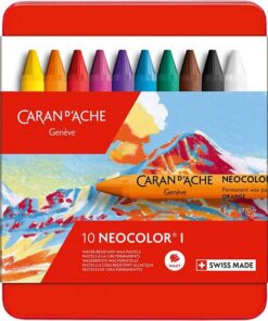 CARAN D’ACHE Neocolor I farvekridt 10 stk ass