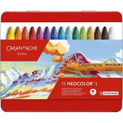 CARAN D’ACHE Neocolor I farvekridt 15 stk ass